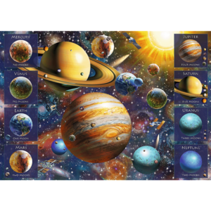 Puzzle 1040 piese - Spiral - Solar System | Trefl imagine