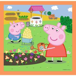 Puzzle 3 in 1 - Inventiva Peppa Pig | Trefl imagine