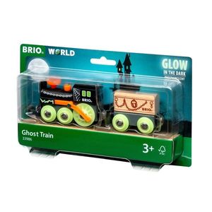 Tren din lemn - Glow in the dark - Ghost | Brio imagine