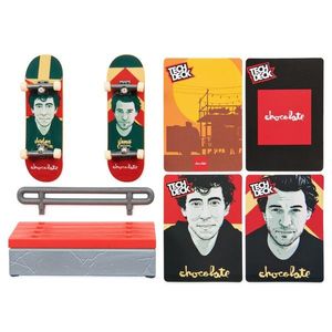 Jucarie interactiva Tech Deck - Fingerboard James cu obstacol | Spin Master imagine