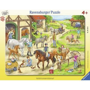 Puzzle tip rama - Ferma, 40 piese | Ravensburger imagine