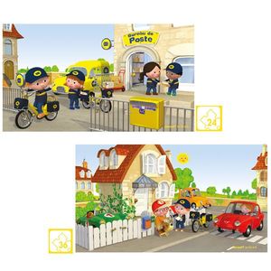 Puzzle 2in1 - Matteos Bike | Janod imagine