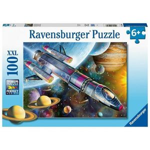 Puzzle 100 piese - Misiune in Spatiu | Ravensburger imagine