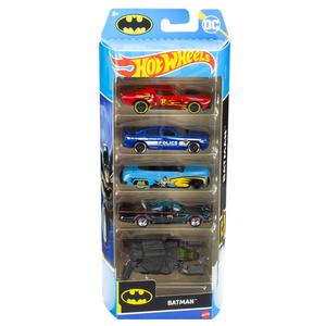 Set 5 masini - Hot Wheels - Batman | Mattel imagine