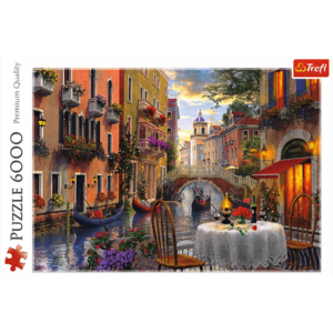 Puzzle 6000 piese - Romantic Supper | Trefl imagine