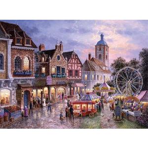 Puzzle 3000 piese - Targ de Provincie | Trefl imagine