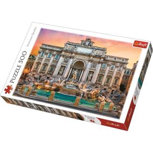 Puzzle 500 piese - Fontanna Di Trevi Rome | Trefl imagine