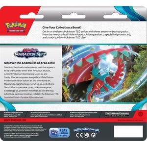 Pokemon TCG - Scarlet & Violet: Paradox Rift - 3-Pack Blister | The Pokemon Company imagine