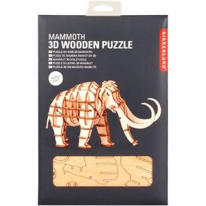 Puzzle 3D - Mammoth | Kikkerland imagine