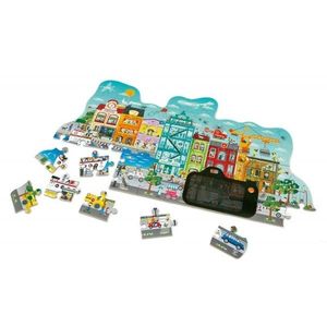 Puzzle - Orasul Animat, 49 piese | Hape imagine