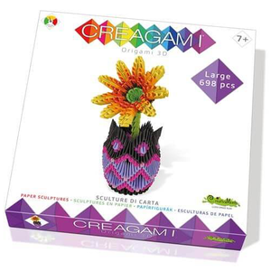 Set creativ - Creagami - Vaza cu flori, 698 piese | CreativaMente imagine