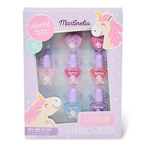 Set cosmetice - Little Unicorn - Nail and Lip Set | Martinelia imagine