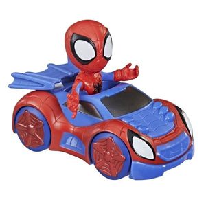 Set figurina si masinuta - Spidey And His Amazing Friends - Sipdey & Web-Crawler | Hasbro imagine