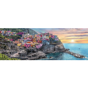 Puzzle 500 piese - Panorama orasului Vernazza | Trefl imagine