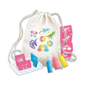 Kit creativ - KidzMaker - Imprimare cu sabloane pentru textile | 4M imagine