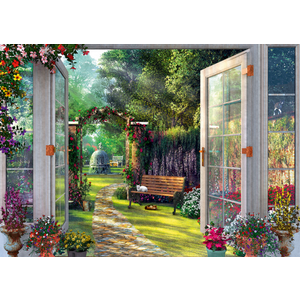 Puzzle 1000 piese - Dominic Davison - View of the Enchanted Garden | Schmidt imagine