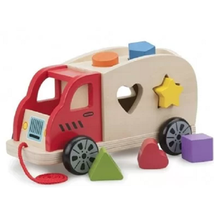 Jucarie - Camion Shape Sorter cu 6 forme | New Classic Toys imagine