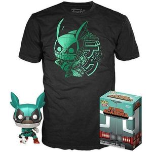 Set figurina si tricou - My Hero Academia - Deku with Helmet, M | Funko imagine