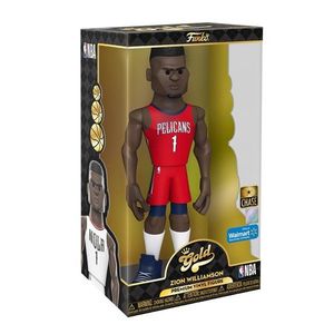 Figurina - Gold - NBA Pelicans: Zion Williamson, 30cm (doua culori) | Funko imagine