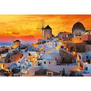 Puzzle 1500 piese - Oia, Santorini | Trefl imagine