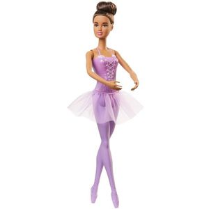 Papusa - Barbie balerina costum mov - Satena | Mattel imagine