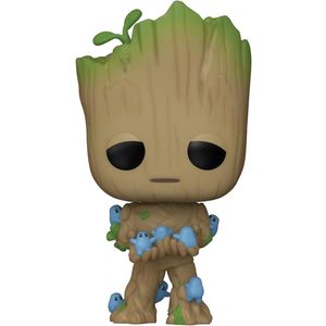 Figurina - Pop! Marvel - Guardians of the Galaxy - Groot With Grunds | Funko imagine