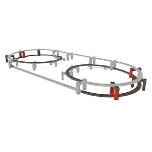 Set de constructie - Elevated Railroad Plastic Track Extension Set | Marklin imagine