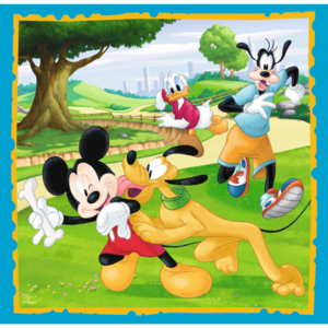 Puzzle 3in1 - Mickey Mouse si prietenii | Trefl imagine