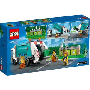 LEGO® City 60386 - Camion de reciclare, 261 piese | LEGO imagine