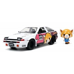 Masina metalica si figurina - Toyota Tureno 1986 si Aggretsuko | Jada Toys imagine