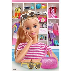 Puzzle - Sa o cunoastem pe Barbie, 100 piese | Trefl imagine