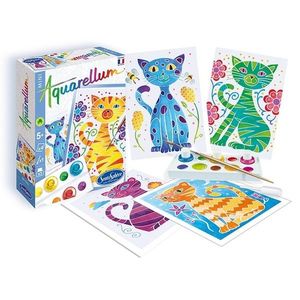 Set creativ - Aquarellum Mini - Pisici | Sentosphere imagine