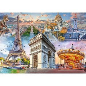 Puzzle 2000 piese - Weekend in Paris | Trefl imagine