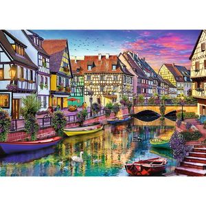 Puzzle 2000 de piese - Colmar - Franta | Trefl imagine