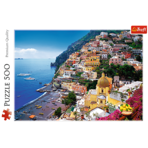 Puzzle 500 piese - Positano - Italy | Trefl imagine