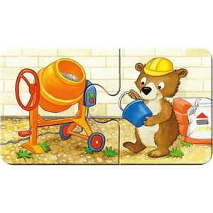 Puzzle 9x2 piese - Animals at the Job | Ravensburger imagine