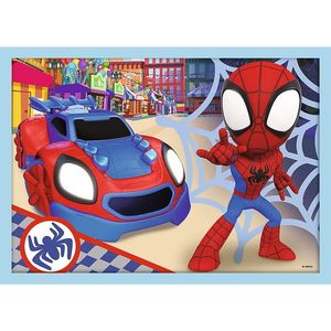 Puzzle 4 in 1 - Spidey - Echipa Spidey | Trefl imagine