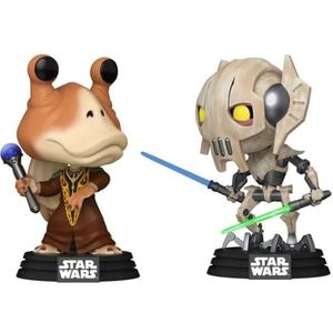 Set 2 figurine - Pop! Star Wars: Jar Jar Binks Vs General Grevious | Funko imagine