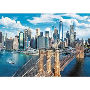 Puzzle 1000 piese - Brooklyn Bridge | Trefl imagine