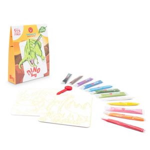 Set creativ - Coloreaza cu nisip - Dino | Sabbiarelli imagine