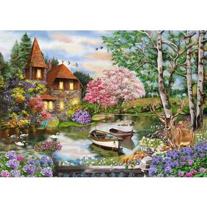 Puzzle 1000 piese - House on the Lake | Schmidt imagine