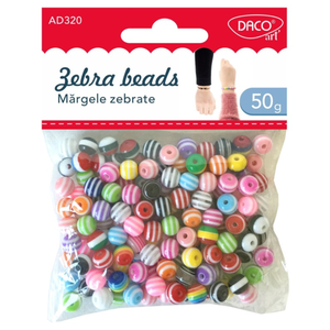 Accesorii craft - Margele zebrate | Daco imagine