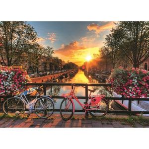 Puzzle 1000 piese - Bicycles in Amsterdam | Ravensburger imagine