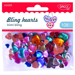 Accesorii craft - Inimi bling | Daco imagine