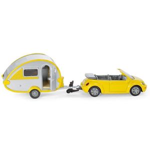 Jucarie - Car with Trailer Caravan | Siku imagine