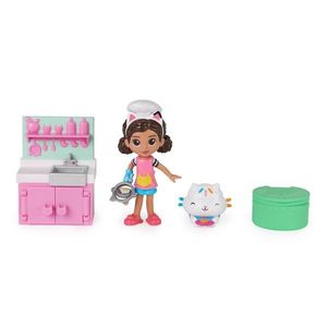 Set Gabbys Dollhouse - Papusa cu pisicuta si bucataria lui Gabby | Spin Master imagine