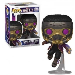 Figurina - Marvel - What if...? - T'Challa Star-Lord | Funko imagine