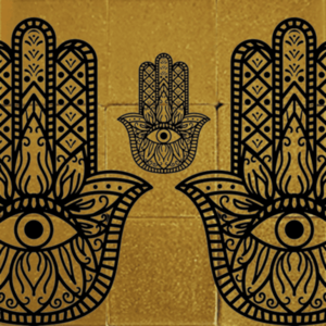 Cub Rubik - Iconic - Hamsa Gold Effect | Iconicube imagine