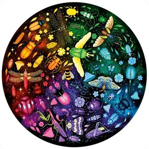 Puzzle 500 piese - Circle of Colors - Cerc insecte | Ravensburger imagine