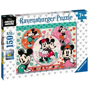 Puzzle 150 piese - XXL - Mickey si Minnie | Ravensburger imagine